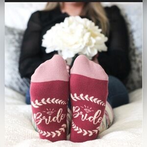 💥5/25💥 Lavley Fun Graphic Socks BRIDE TO BE
